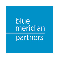 Blue Meridian Partners logo.