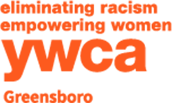 YWCA of Greensboro "Eliminating racism, empowering women" logo.